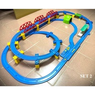 (PRELOVED) TAKARA TOMY PLARAIL AUTOMATIC TRACK LAYOUT 1 WITH TRAIN TAKARA TOMY TRAIN PLARAIL TRAIN T