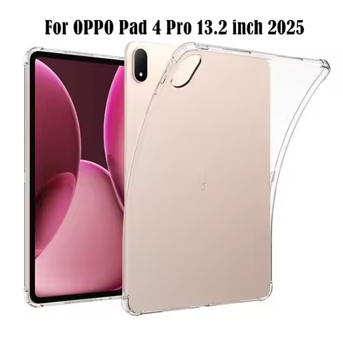 For OPPO Pad 4 Pro 13.2 inch 2025 Tablet Case Thickened Soft Airbags Clear Cover Funda for OPPO Pad4