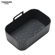 Tianshan Air Fryers Pan Not Sticky Heat Resistant No Smell Large Capacity Safe Baking Reusable Anti-scald Air Fryers Liner Kitchen Tool