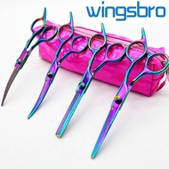 6.5 inch Pet Scissors Grooming kit , Pet Flat Scissors Cat Tooth Scissors Dog Flat shears, thinning 