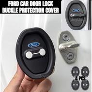4Pcs/Set Ford Ranger WildTrak Raptor XL XLT XLT Plus Platinum Ford Mustang Silicone Car Door Lock Pr
