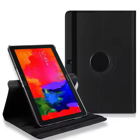 SM-P900 P907 Rotating 360 Stand Cover Case For Samsung Galaxy Note Pro 12.2 inch Tablet Case Para Fu