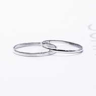 Star Jewelry แหวนเงินแท้ 92.5% แหวนเกลี้ยงขอบตัดตรง แหวนปลอกมีด แหวนเรียบขอบตัด ใส่เสริมดวง แก้เคล็ด รุ่น RS3086, RS3050