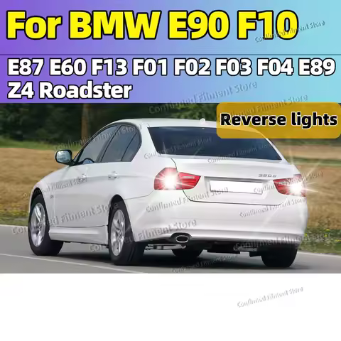 2Pcs T15 LED Reverse Light Blub No Error Plug and Play For BMW E90 F10 E87 E60 F13 F01 F02 F03 F04 E