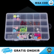 MINI CLEAR JEWELRY ORGANIZER ACCESSORIES STORAGE BOX GRID JEWELLERY BOX JEWELLERY ORGANIZER JEWELLER