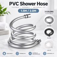2M PVC Shower Hose 2 Meter Shower Hose Jet Shower Closet Hose Prevents Leaks