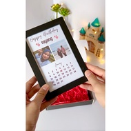 Frame Birthday | Frame Gambar anniversary | Giftbox Frame 4R | Hadiah Couple | Surprise Giftbox
