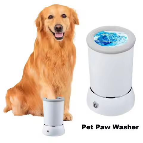 Dog Paws Cleaner Cup Paw Brush Automatic Pet Dog Paw Washer Quickly Wash Dirty Paw Pet Brush For Sma