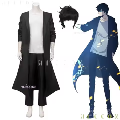Halloween Costumes Anime Knight Killer Sung Jin-woo Solo Sung Jinwoo Leveling Cosplay Wig Shun Mizus