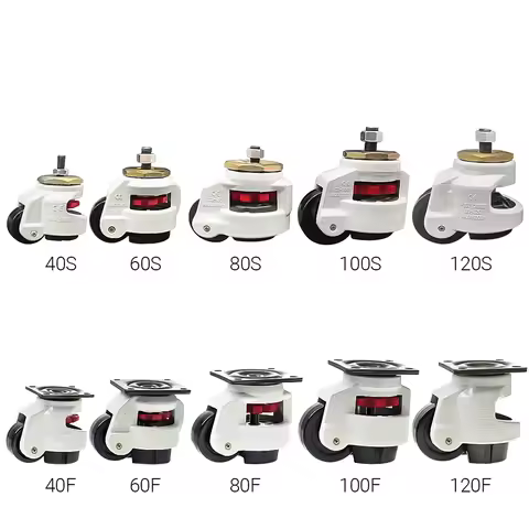 Level Adjustment Wheel Heavy Machinery Caster GD40F/60F/80F GD40S/60S/80S Heavy Duty Industrial Cast