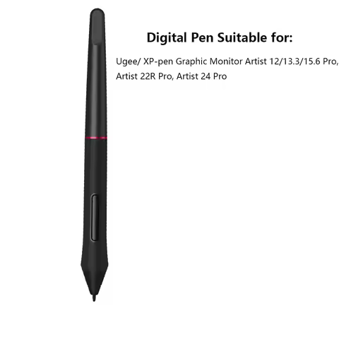 Digital Pen PA2 Battery-free Stylus for UGEE / XP-PEN Graphic Monitor Artist 12/13.3/15.6 Pro, Artis
