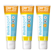 美國 Thinkbaby - 「三入組」thinkbaby 新寶貝SPF50純物理防曬霜 (兒童款/thinksport)-89MLx3