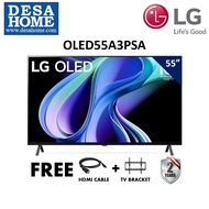 [2023 New Model] LG OLED55A3PSA 55" A3 4K Smart Self-Fit OLED TV With AI ThinQ [Free HDMI Cable &amp; TV Bracket]