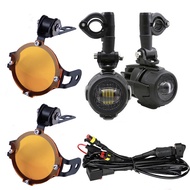 2pcs Motorcycle LED Auxiliary Fog Lights For BMW R1200GS R1250GS ADV F800GS F700GS F650GS K1600 For