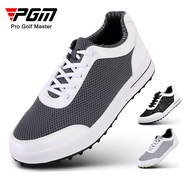 PGM Mens Golf Shoes Breathable Mesh Golf Shoes Men Anti-slip Spikesless Outdoor Sneakers Men Sport Training Golf Shoes XZ079