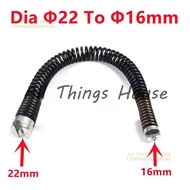 Pipe Dredge Change Dia 16mm To 22mm Connector Sewer Electric Dredging Device Spring Dia 16mm To 22mm
