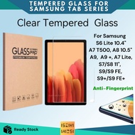 Tempered Glass Samsung Galaxy Tab A9 8.7" 2023/Tab A9 Plus 11"/Tab A8 10.5"/A7 Lite/S6 Lite/S9/S9 Fe Screen Protector Anti Scratches Glass Premium Clear HD