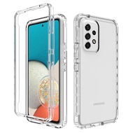 Samsung Galaxy A53 5G Case RUILEAN Transparent 2-in-1 Gradient Shockproof Case for Samsung Galaxy A5