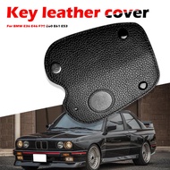 Car Key Case Litchi Pattern Synthetic Leather Key Fob Cover Protector for BMW E36 E46 E39 E60 E61 E5