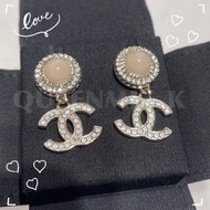 Chanel Earrings 香奈兒珍珠閃石垂釣耳環 限量 正品 有單 有盒 全新