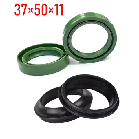 37x50x11mm Motorcycle Front Fork Damper Oil Seals Dust Seal Kit For Suzuki RM85 02-15 RM85L 03-20 GZ