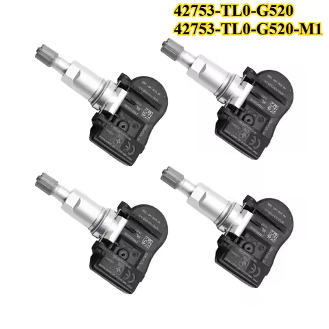 4x 42753-TL0-G520 433MHz TPMS Tire Pressure Sensor For Honda Jazz Accord Crosstour Qoros 3 42753TL0G
