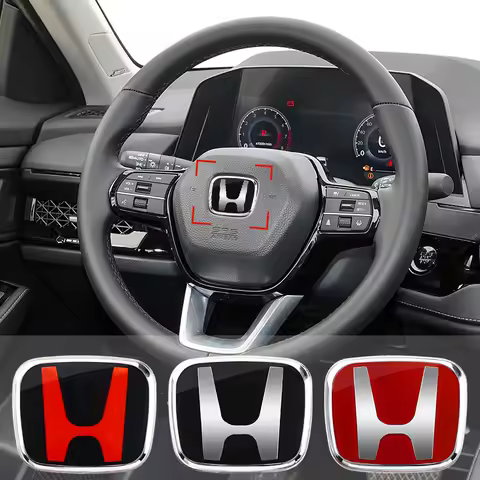 FXP8544 Car Steering Wheel Sticker For HONDA Jazz Fit Accord Civic CRV Odyssey City Jade Insight Ely