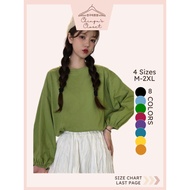 [KOREAN] [CC] Women Long Sleeve Shirt Women Lantern Long Sleeve Shirt Women T Shirt Long Sleeve Wome