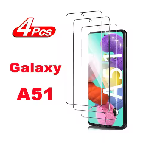 For Samsung Galaxy A51 4G/A51 5G 2/4 PCS HD Tempered Glass Film