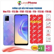 Toughened Vivo Y73 -Y72 INDIAN - Y70T -Y72 5G -Y70-Y73 5G-70 5G Nano Premium anti-scratch screen pro