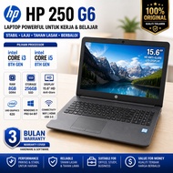 HP 250 G6 Laptop i3 8th Gen / i5 8th Gen 8GB RAM 256GB SSD Windows 11 15.6” HD Laptop Murah Student 