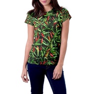 Chili jersey Unique Cayenne Pepper T-Shirt/ Chili Vegetable jersey T-Shirt/ Spicy Chili T-Shirt/Women's T-Shirt