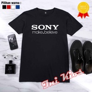 Cool Cool SONY CAMERA SONY CAMERA T-shirt for men and women Custom DISTRO NEW SONY MAKE BELIEVE