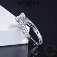 Athena Perhiasan Wanita Perak Dan Berlian Asli Cincin925Hati Panah