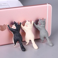 Creative Cute Kitten Shape Mobile Phone Holder Stand Desk Smartphone Sucker Rack Lazy Phone Holder