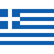 Greece Country Flag TC Mirror Material (shoot back)