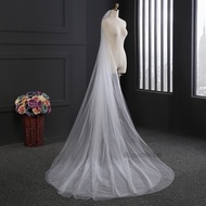 White Bridal Veil Long Tail Newdeve Wedding Veils Cathedral Length Wedding Capes Bridal Wraps Long T