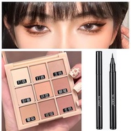 Phấn Mắt 9 Màu Dạng Bột Mờ DIKALU Natural Earthly Nude Color Daily Natural Mini Eye Shadow Palette 0