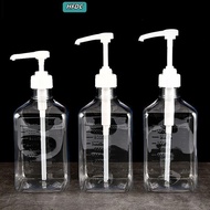 HFDC 1100ml Coffee Syrup Dispenser Multi-Function Honey Sauce Ketchup Bottle with 5/8/10CC Pump Scal