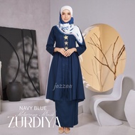 ZURDIYA  Baju Kebarung Labuh Klasik COTTON JAPAN Plain