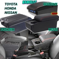 Car Arm Rest Honda,Toyota,Nissan 7 Usb Port Car Armrest Console Box Storage Box  Adjustable