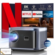 FINTEX X5 Ultra Projector 1200 ANSI Auto Focus Support 8K/4K Smart Daytime Viewing Home Theater High