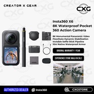 Insta360 X6 8K Waterproof Pocket 360 Action Camera