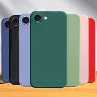 Original Silicone Phone Case For Apple iPhone 16e 16 Pro Max Plus Soft TPU Silicone Phone Back Cover