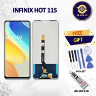 Lcd Infinix Hot 11S Nfc X6812B / X6812 / X6815 / X6827 Touchscreen [Free Screwdriver Set + Glue]