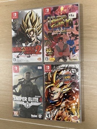 Nintendo Switch 遊戲 Dragon Ball, Street Fighter, Sniper Elite