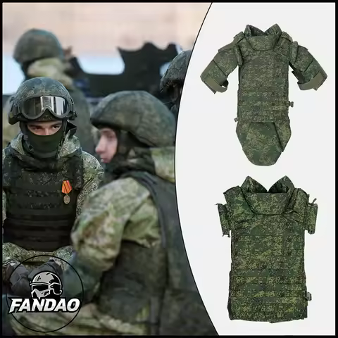 Russian Military 4th Gen 6B45 Tactical Vest Heavy Armor Camouflage Ballistic Vest for Outdoor Traini