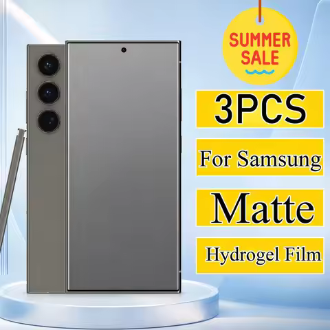 3PCS Matte Hydrogel Film For Samsung Galaxy A05 A06 A07 A15 Anti Glare Screen Protector For Samsung 