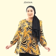 JEMIMA - Loose Elastic Cuff Sleeve Printed Blouse (JM8010-67)