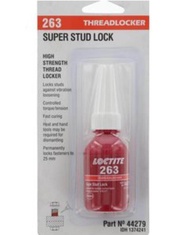 LOCTITE น้ำยาล็อคเกลียว ล็อคไทน์ เบอร์ 263 แรงยึดสูง ขนาด 10 มิลลิกรัม สีแดง